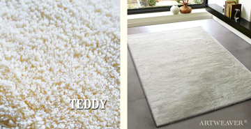 Soft Shaggy White Rugs