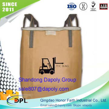 4 loops plastic big bags 1000KG firewood big bags