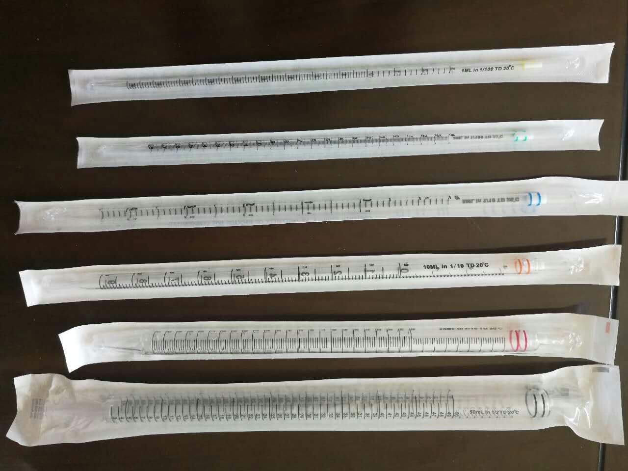 Laboratory Plastic Sterile Individual Wrapped 5ml 10ml 25ml 50ml Serological Pipette