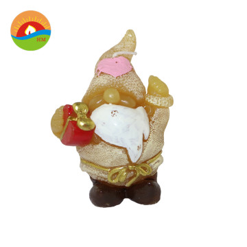 Old man shaped art christmas candle scented candle