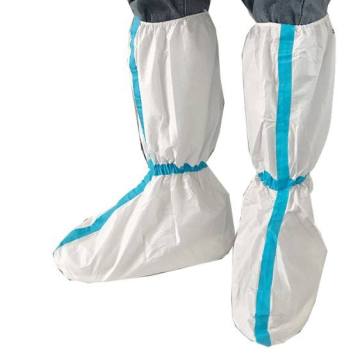 PE Non woven Hospital shoe cover Ankle High