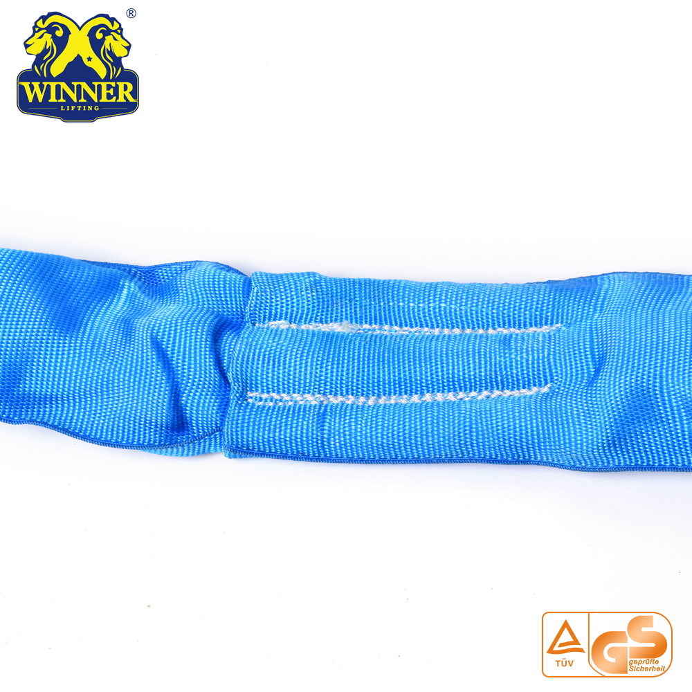 Heavy Duty 8T Polyester Round Sling Lifting Belt Sling