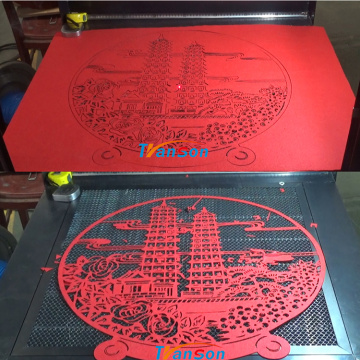 600x600mm 대나무 목재 CO2 레이저 마킹 머신