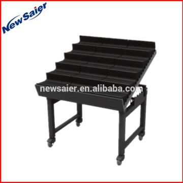 resin high quality black supermarket assemble step riser
