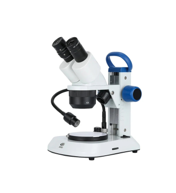 Research Stereo Microscope with Adjustable LED Light