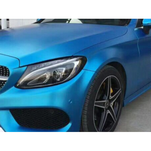 Mat Blue Car Wrap Vinyl