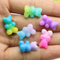 Vente chaude Gummy Bear Résine Cabochon Gradient Rampe Couleur Flatback Animal Charms pour Porte-clés Drop Boucle D&#39;oreille Fabrication