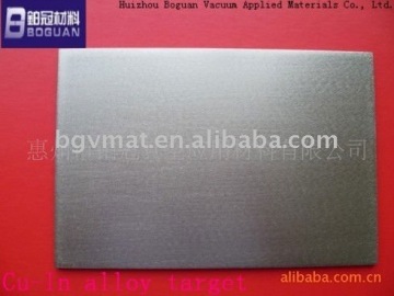 Copper Indium alloy target