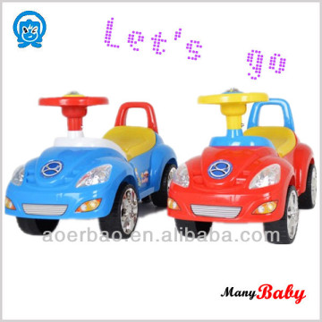 Baby swing car/ride on toy car wiggle swing scooter factory