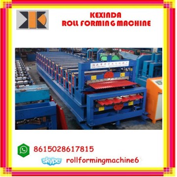 double layer corrugated sheet machine price double layer forming machine price