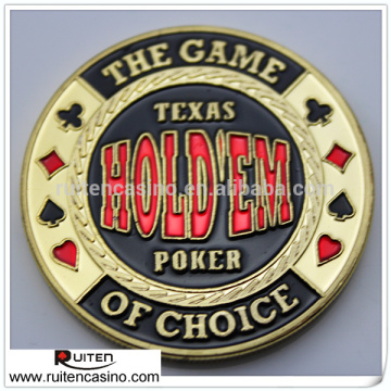 Texas Hold'em Poker Chip Card Guard Metal Card Guard