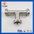 Stainless Steel Sanitary Fittings Equal Tee Thread End