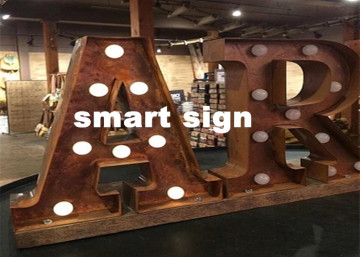 Outdoor Wedding Marquee Flooring LED Letter Signs