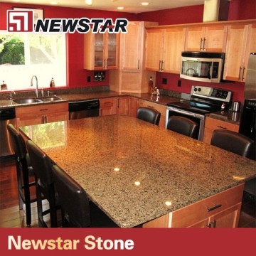 Newstar polished tropic brown granite countertops edges