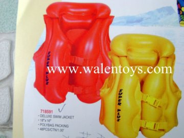 inflatable swimming jacket