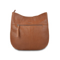 Sac bandoulière moyen pour femme, couleur marron cognac