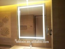 LED bathroom mirror,fogless shower mirror,mirror wall stickers shapes frosted and polished