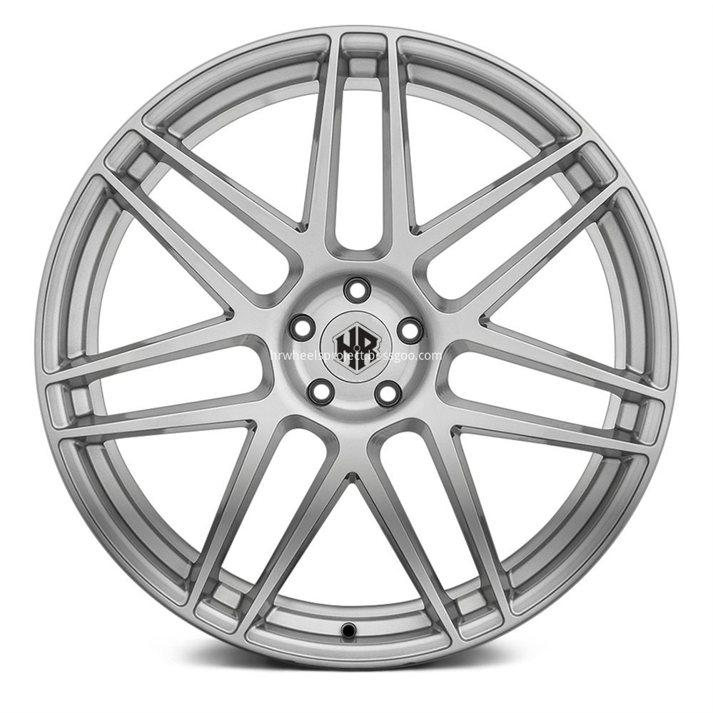 H R Tech Wheels Hr995 Silver Front