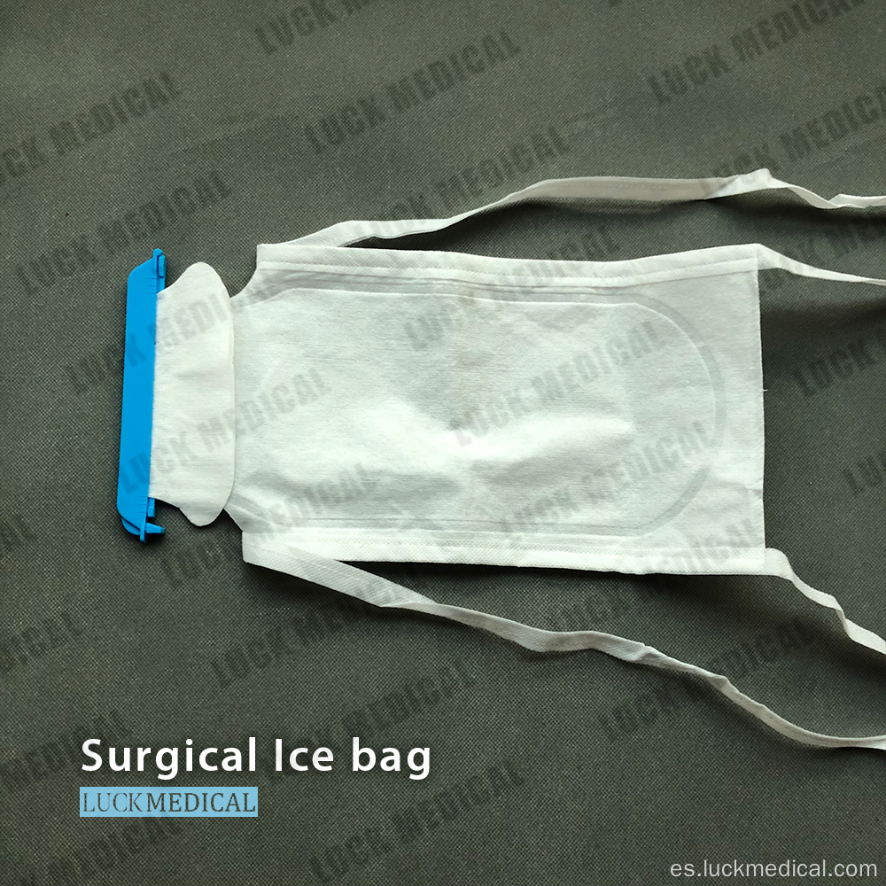 Bolsa de hielo recargable con abrazadera