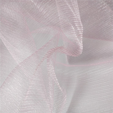 Pink Glimmer Mesh Tulle Fabric for Dress
