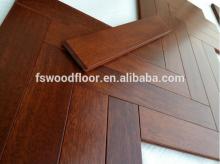 prefinished merbau herringbone solid wood flooring