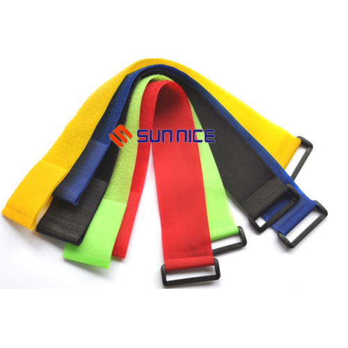 Custom Hook and Loop Strap with Buckle