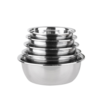 Large Stainless Steel Mixing Bowl - Deep Salad Basin