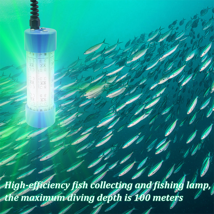 50M high brightness fishing light underwater 200W underwater fishing led lights with E26 E39 E27 E40 Base