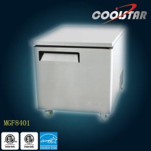 Commercial stainless steel kitchen undercounter refrigerator