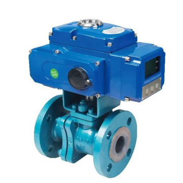 Pneumatic Adjustable Fluorine Lined Ball Valve