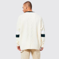 Wholesale Custom Knitted V Neck Long Sleeve Shirt