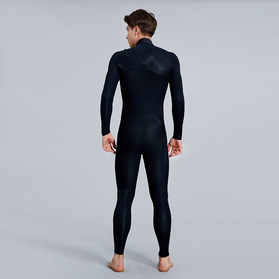 Zeegezein 5 mm neopreen borst ritssluiting vol wetsuit