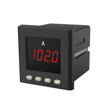 Smart Single Phase LED Display Panel Ampere Meter