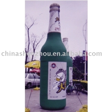 inflatable beer bottle