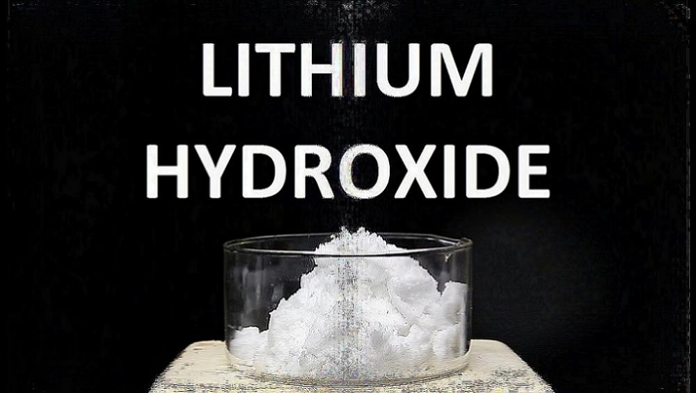 l&#39;hydroxyde de lithium est-il un électrolyte puissant