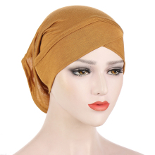 Comfortable Solid Color Stretchy Cotton Hijab Inner Cap