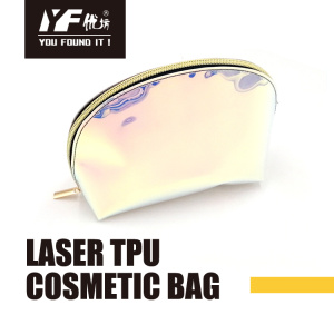 Custom laser TPU fashion cosmetic bag