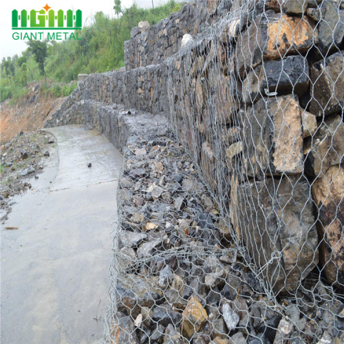 Galvanized wire mesh hexagonal roll gabion