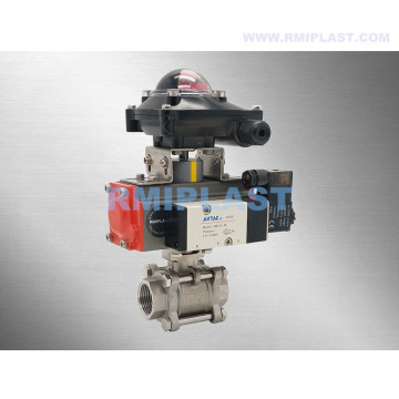 Pneumatic Ball Valve For End Control Pipe Systems