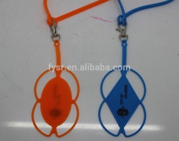 Wholesale Custom Logo Printed Silicone Cheap Mobile Phone Lanyard