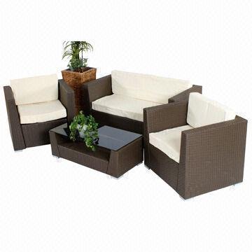 Stahlrahmen KD Rattansofa set für Mail-Bestellungen