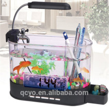 Acrylic hot sale fish tank with LED light