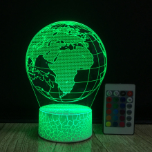 Cool Global Night Light 3D LED Earth Globe Map Lamp