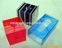 Acrylic toilet paper fixture