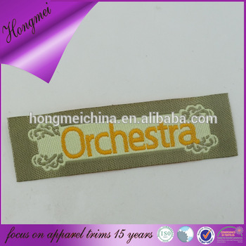 custom polyester main labels for garment