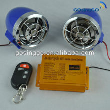high quality MP3 FM motorcycle anti-theft alarm