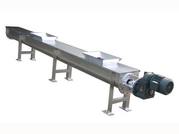 Screw conveyor material conveyor equipment