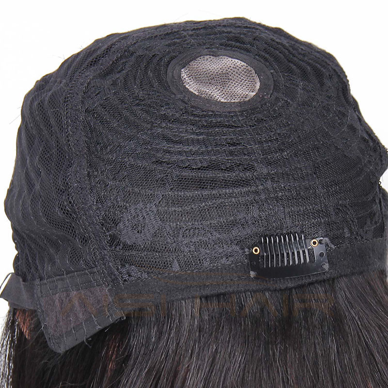 Aisi Hair Brazilian Human Hair Wigs For Black Women  Short Straight Black Human Hair Wigs With Bangs