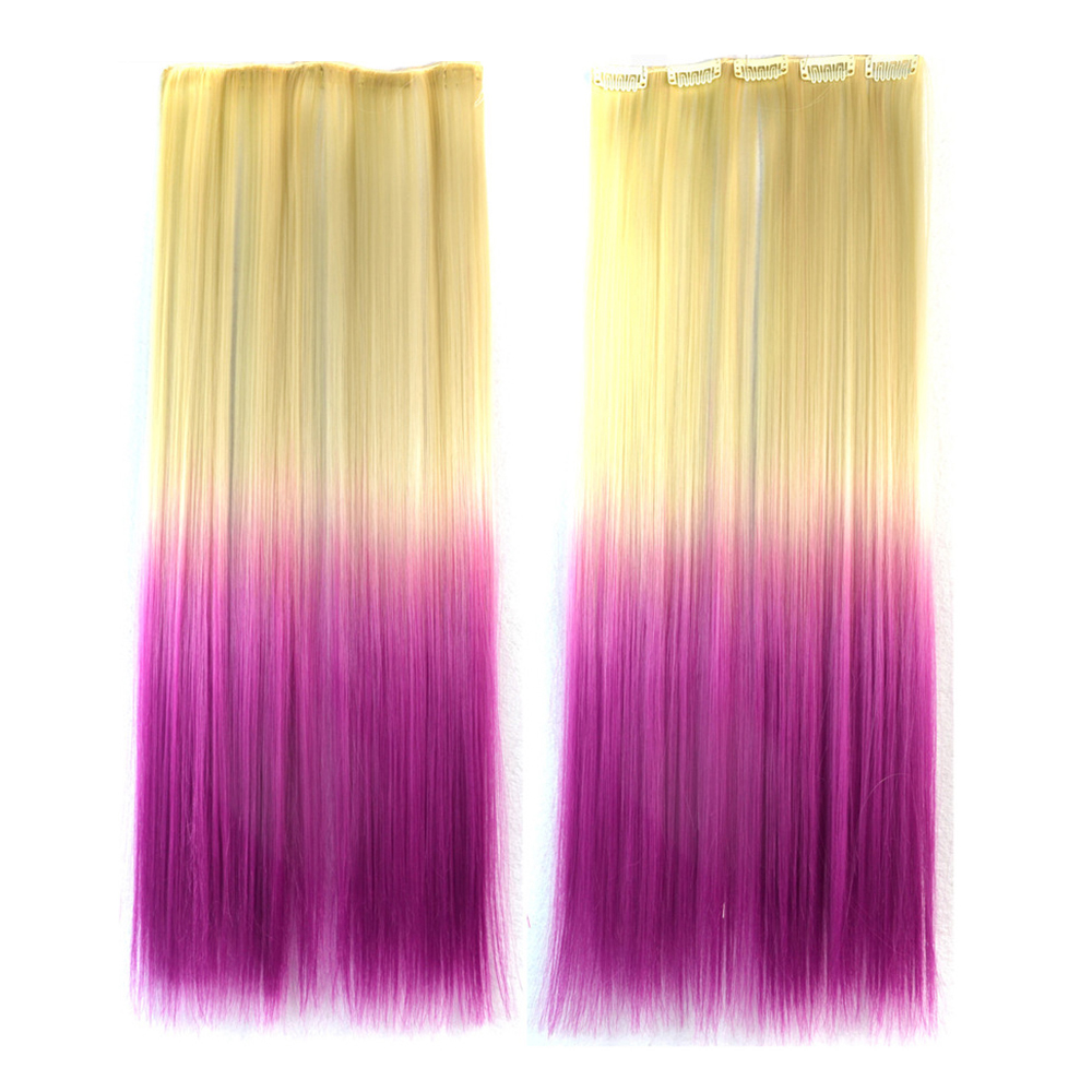 Hot sell cheap long straight ponytail hair extension synthetic hair extensions clip inbest hair extensions 2019