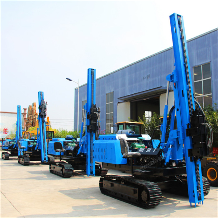 Engineering Rotary drilling rig hammer hydraulic crawler pile driver